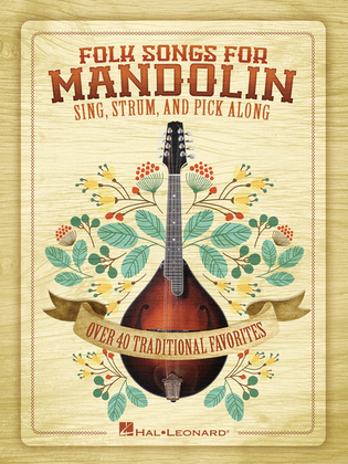 Book cover for Folk Songs for Mandolin