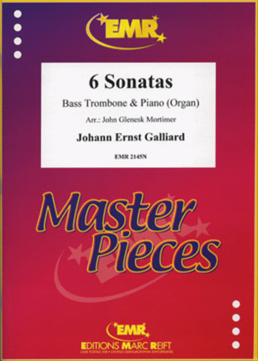 6 Sonatas Trombone scores gallery preview page 1
