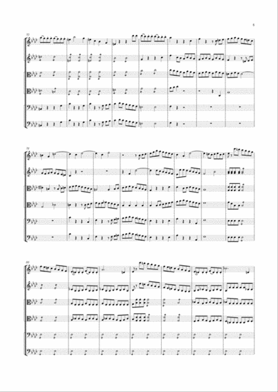 Mendelssohn - String Symphony No.11 in F major, MWV N 11 String Orchestra scores gallery preview page 5