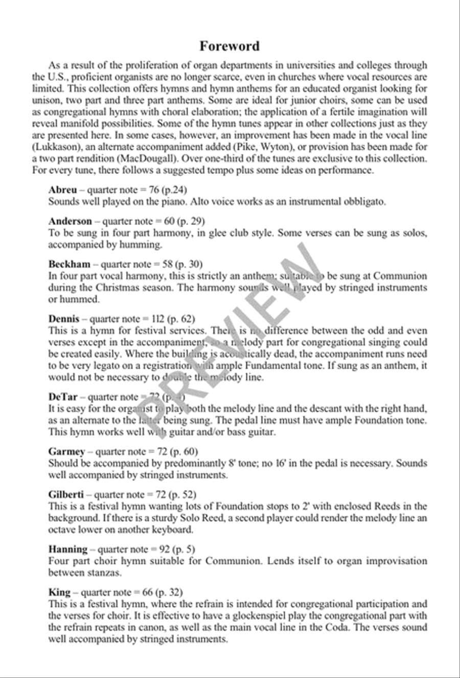 The Calvin Hampton Hymnary 4-Part scores gallery preview page 6