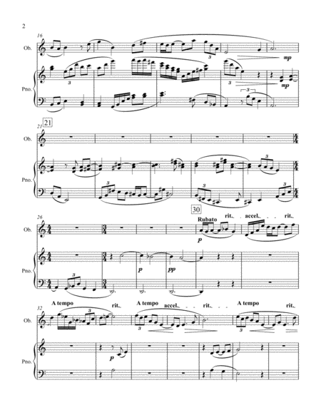 Romanza for Oboe and Piano image number null