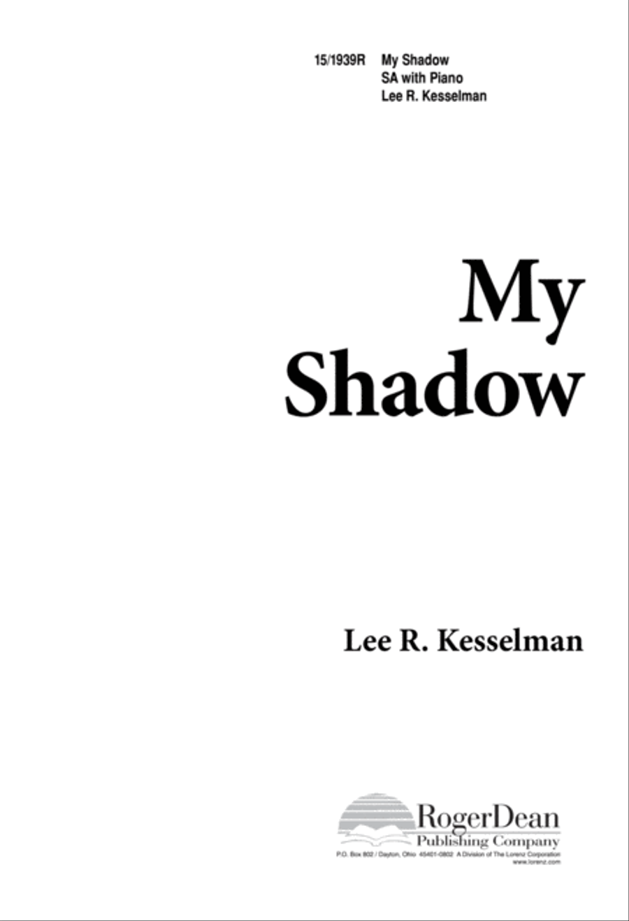 My Shadow My Shadow 2-Part scores gallery preview page 1