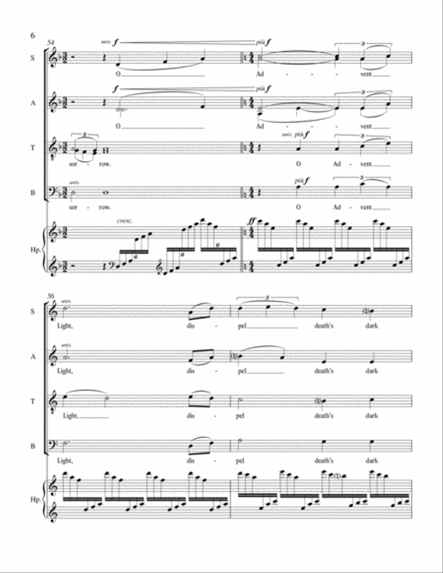 Advent Reflections Advent Reflections Choir scores gallery preview page 6