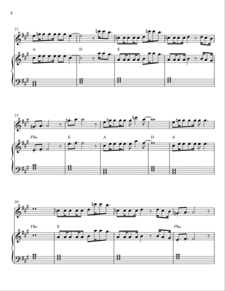 Dancing Queen Acoustic Guitar scores gallery preview page 4