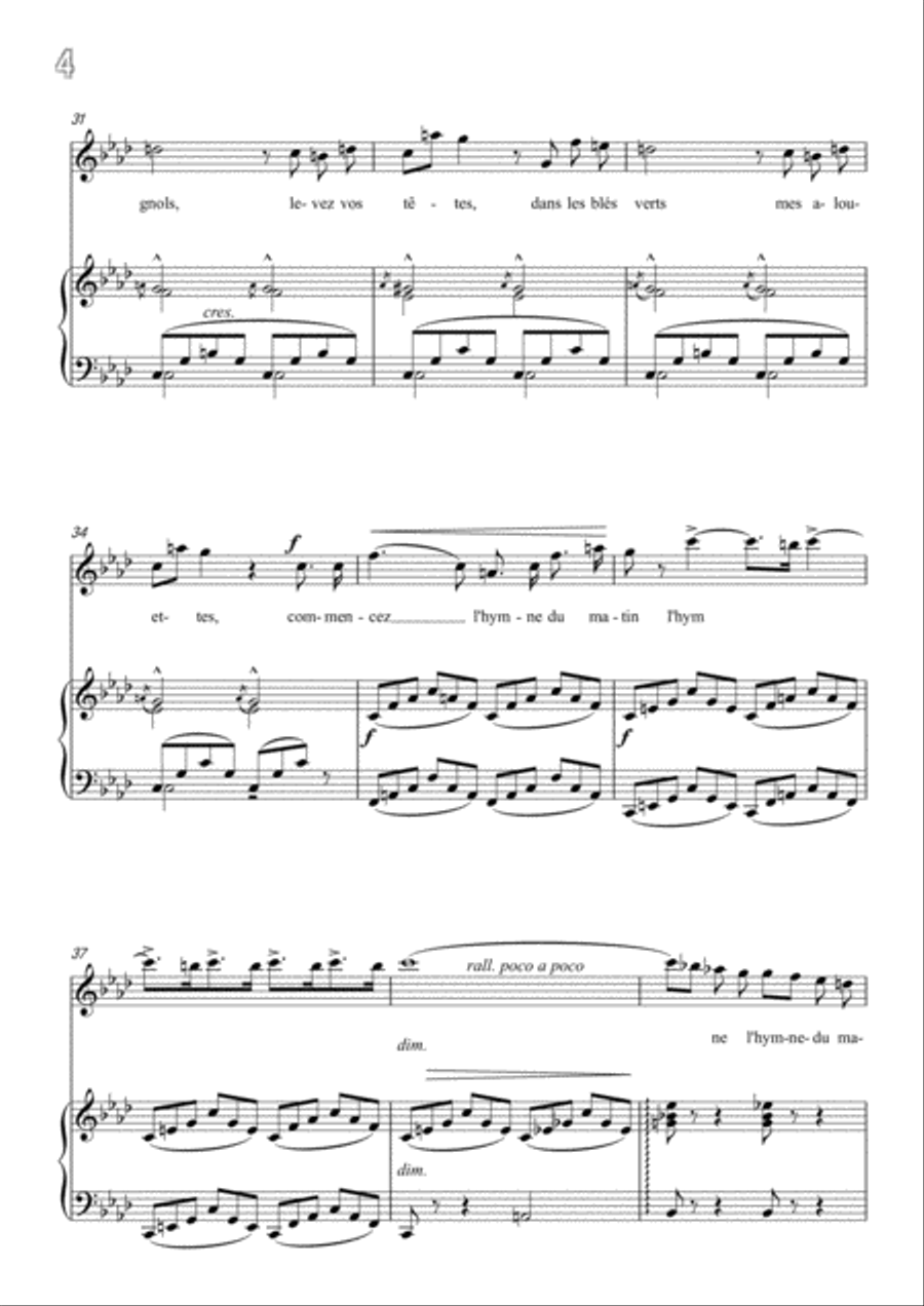 Meyerbeer-Fantaisie in A flat Major,for Voice and Piano Voice Solo scores gallery preview page 6