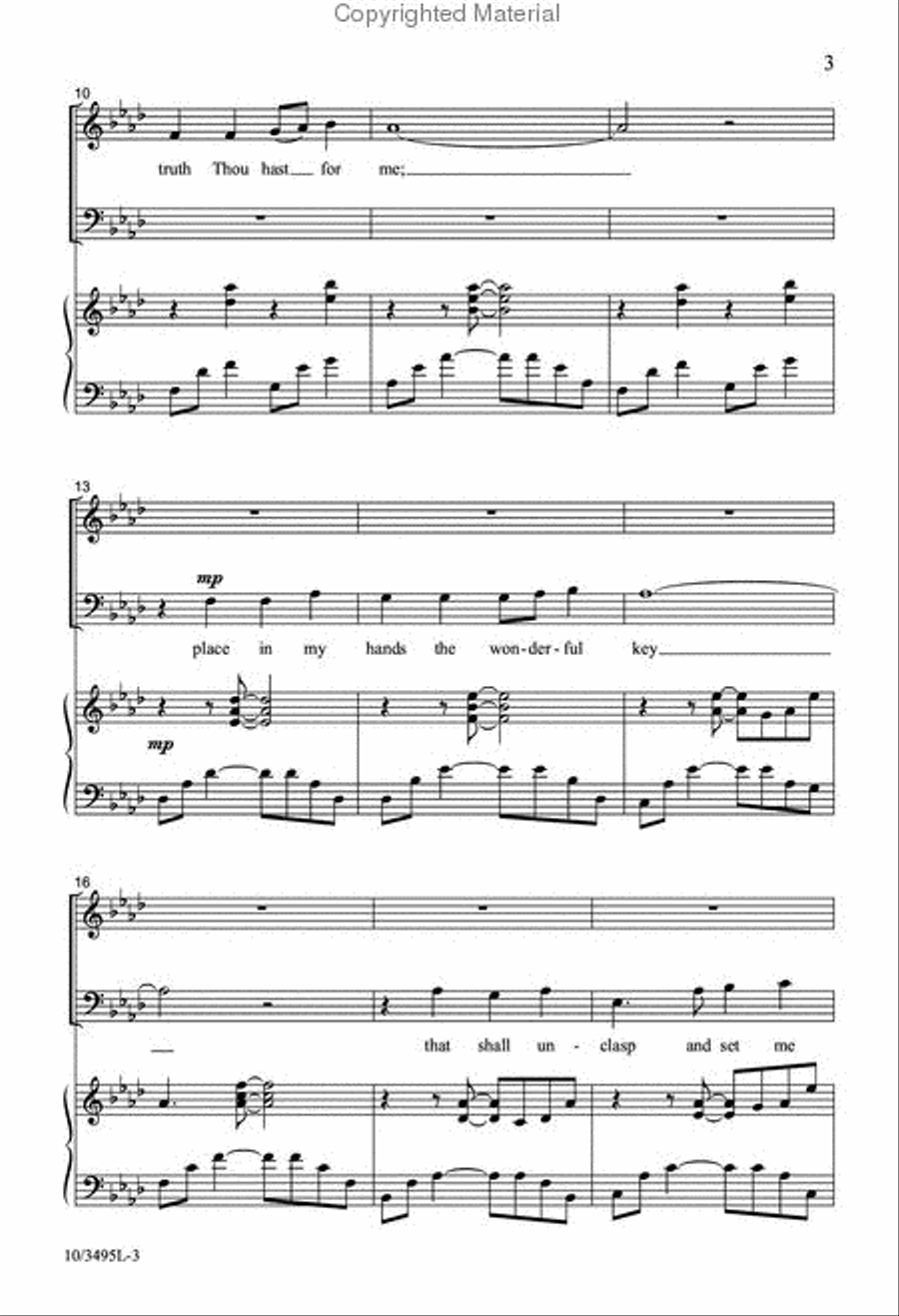 Open My Eyes, Spirit Divine 4-Part scores gallery preview page 3