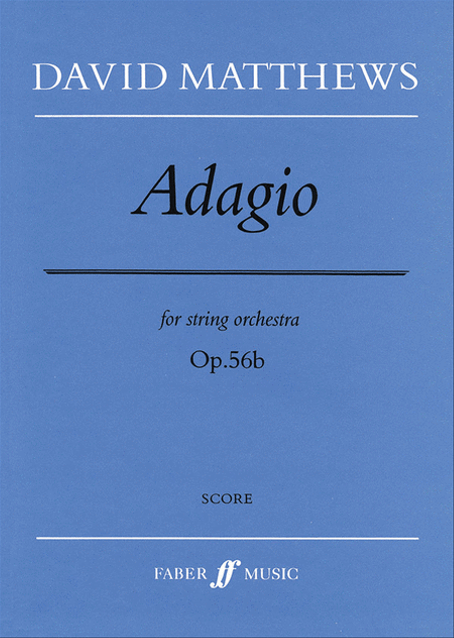 Matthews D/Adagio For Str Orch Op56