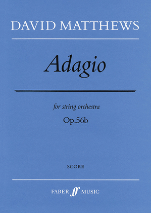 Book cover for Adagio, Op. 56