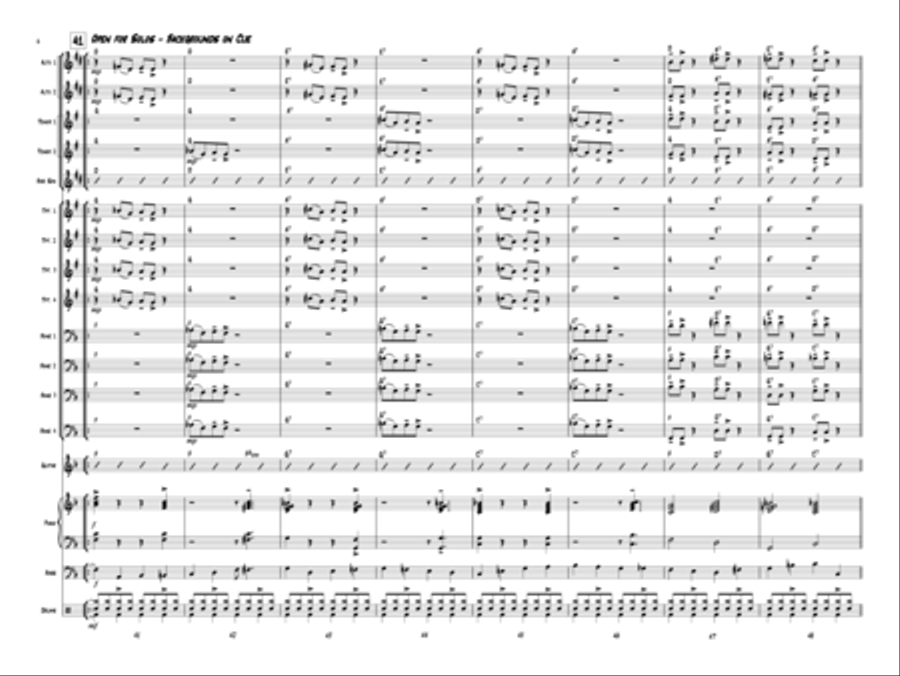 A Bari Cool Chart! Jazz Ensemble scores gallery preview page 7