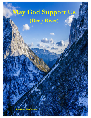 Book cover for May God Support Us (with "Deep River") (SATB)