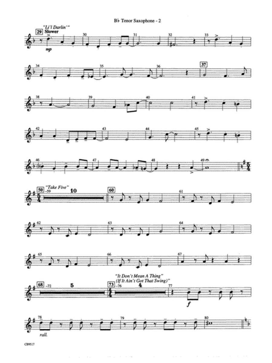 A Touch of Jazz!: B-flat Tenor Saxophone