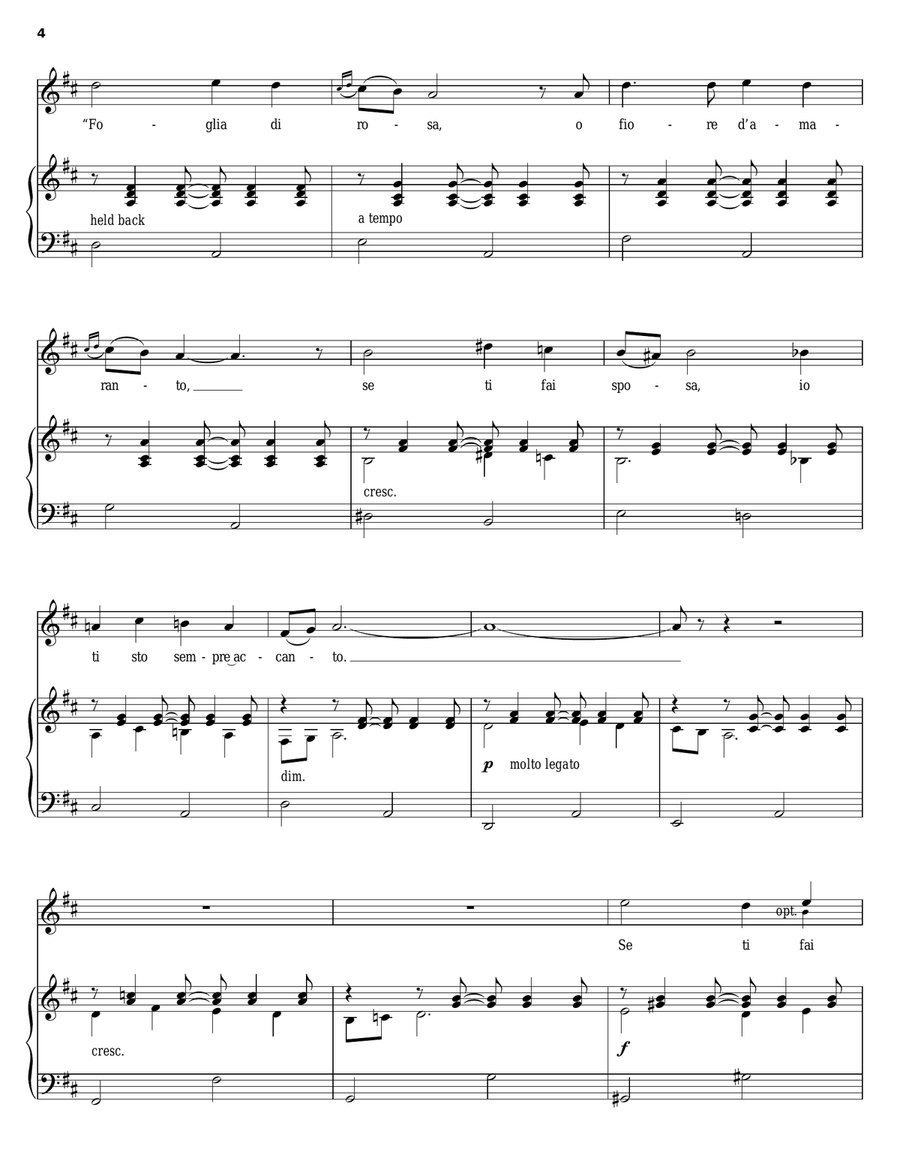 L'ultima canzone Piano, Vocal, Guitar scores gallery preview page 4