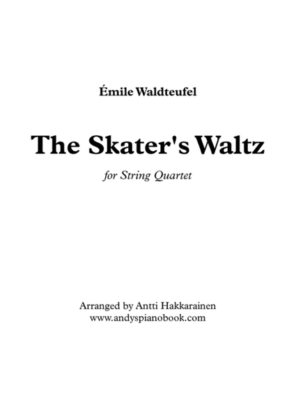 The Skater's Waltz - String Quartet