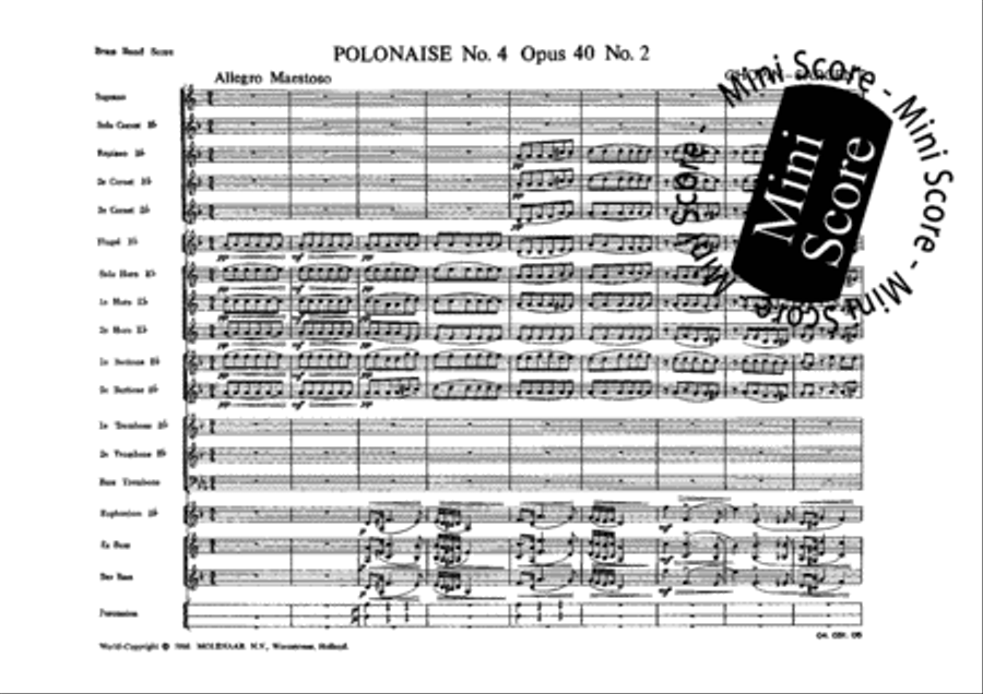 Polonaise Brass Band scores gallery preview page 8