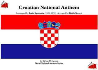 Book cover for Croatian National Anthem for String Orchestra (MFAO World National Anthem Series)
