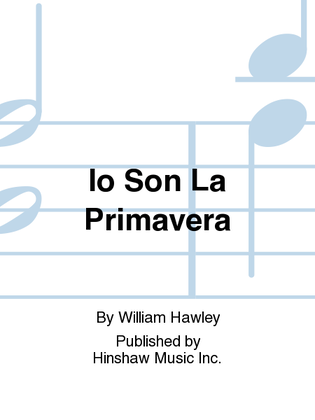 Book cover for Io Son La Primavera