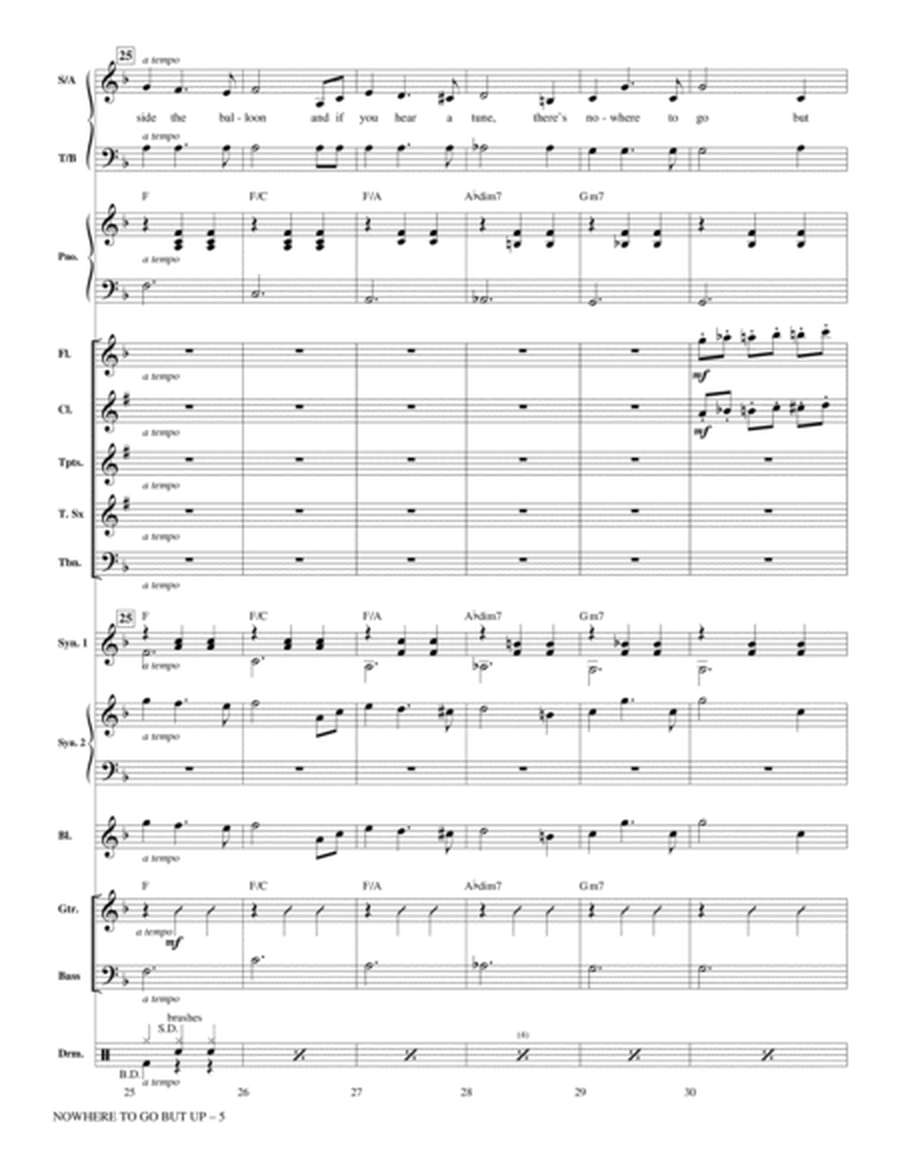 Nowhere to Go But Up (from Mary Poppins Returns) (arr. Roger Emerson) - Full Score