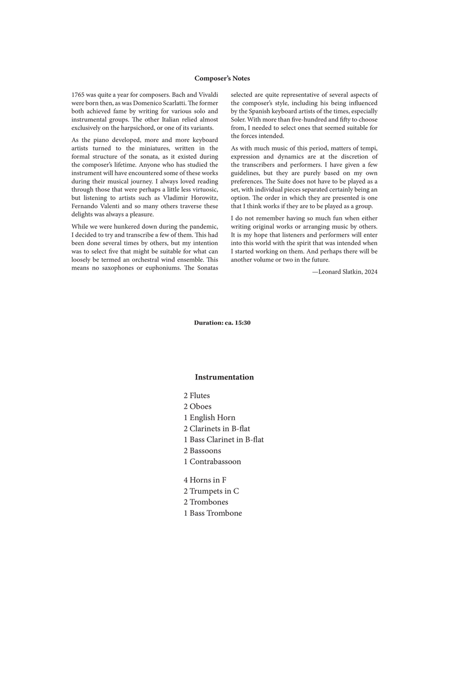 Five Sonatas (Downloadable Additional Full Score) Score scores gallery preview page 4