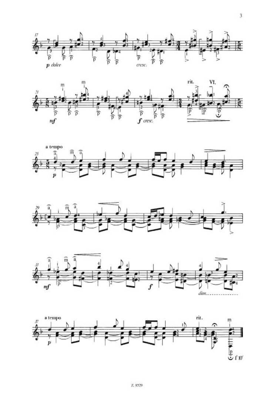 3 TAENZE Guitar scores gallery preview page 2