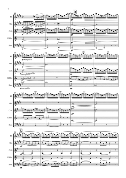 Grieg: Peer Gynt Suite No.1 Op.46 (Complete) - wind quintet image number null