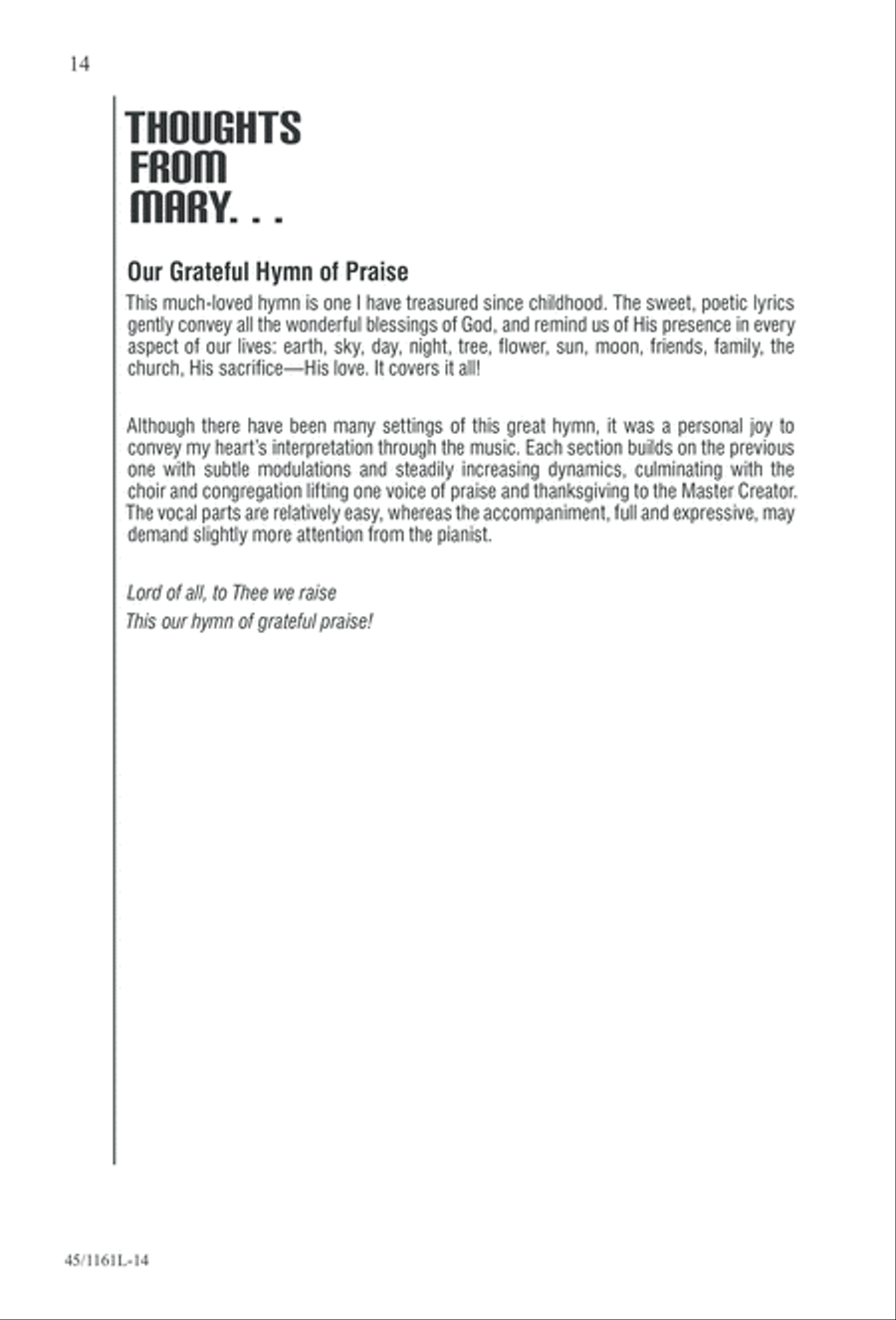 Hymns We Love to Sing Hymns We Love to Sing 3-Part scores gallery preview page 15