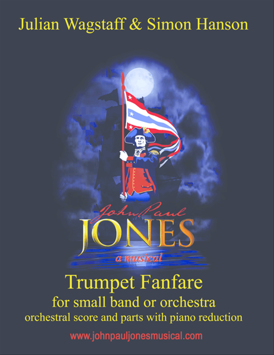 Trumpet Fanfare - Entr'acte from the musical John Paul Jones (complete performance materials) Concert Band scores gallery preview page 1