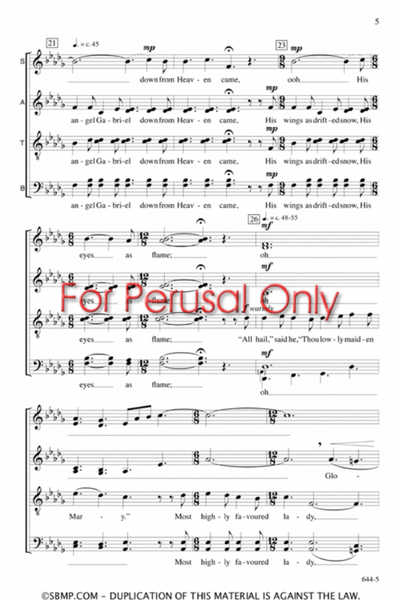 Gabriel's Message - SATB Octavo image number null