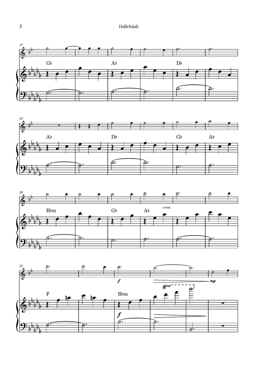 Hallelujah Chamber Music scores gallery preview page 2
