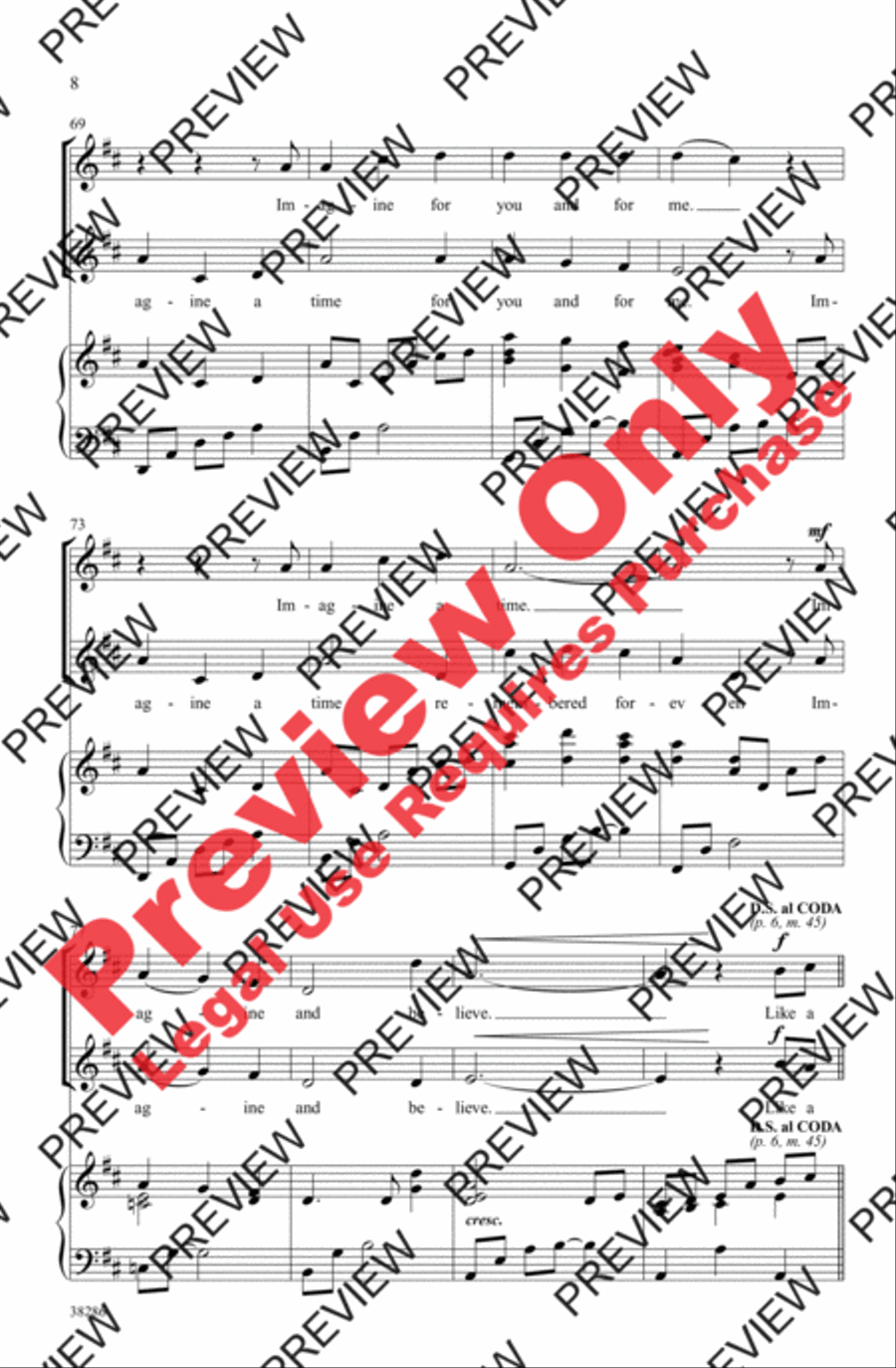 Imagine a World - SoundTrax CD (CD only) Choir scores gallery preview page 8