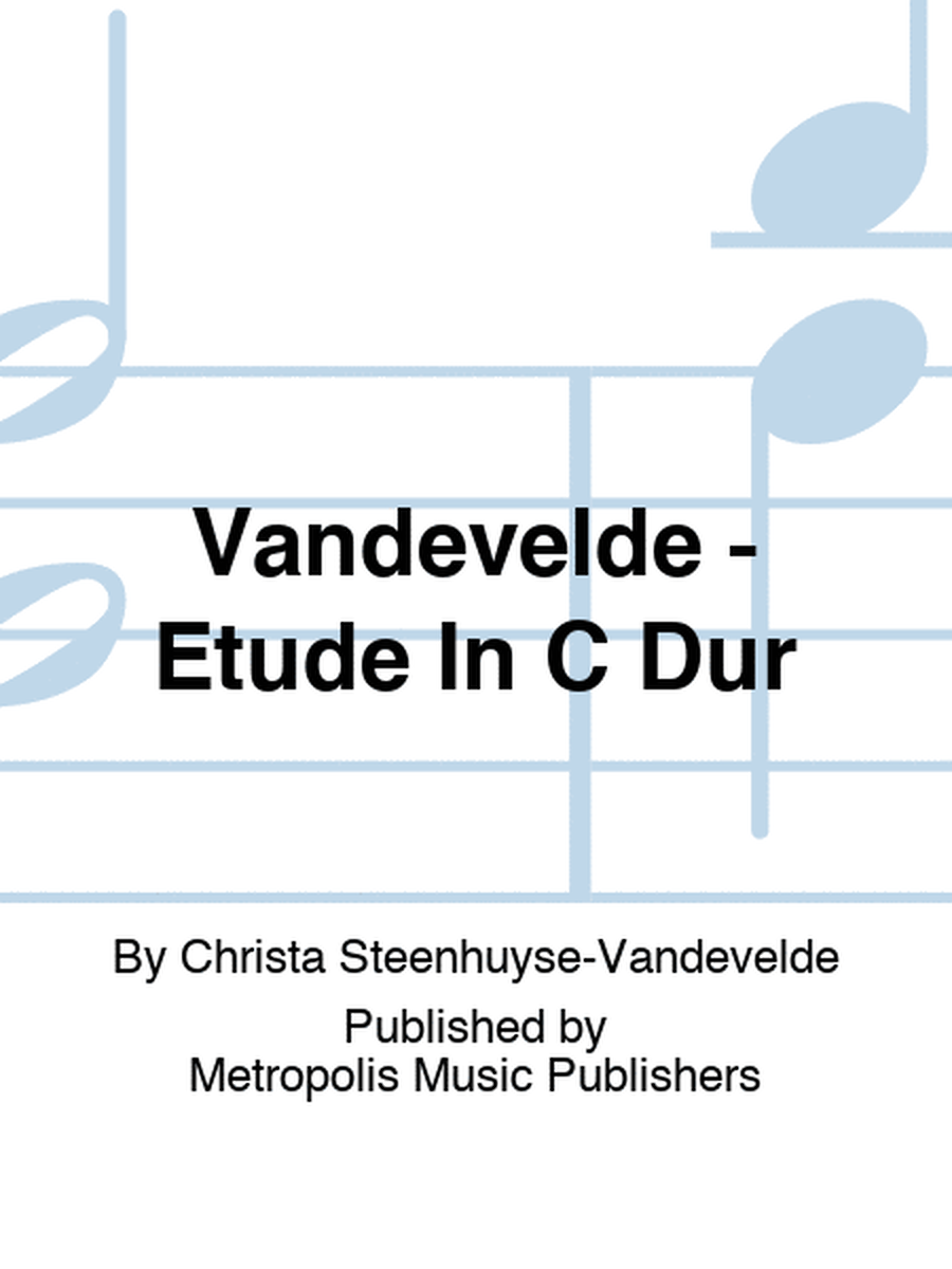 Vandevelde - Etude In C Dur