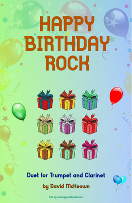 Happy Birthday Rock, for Trumpet and Clarinet Duet