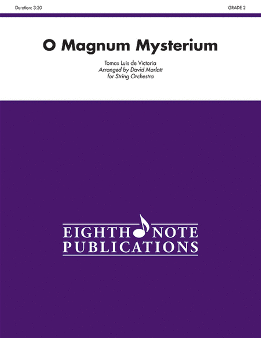O Magnum Mysterium String Orchestra scores gallery preview page 1