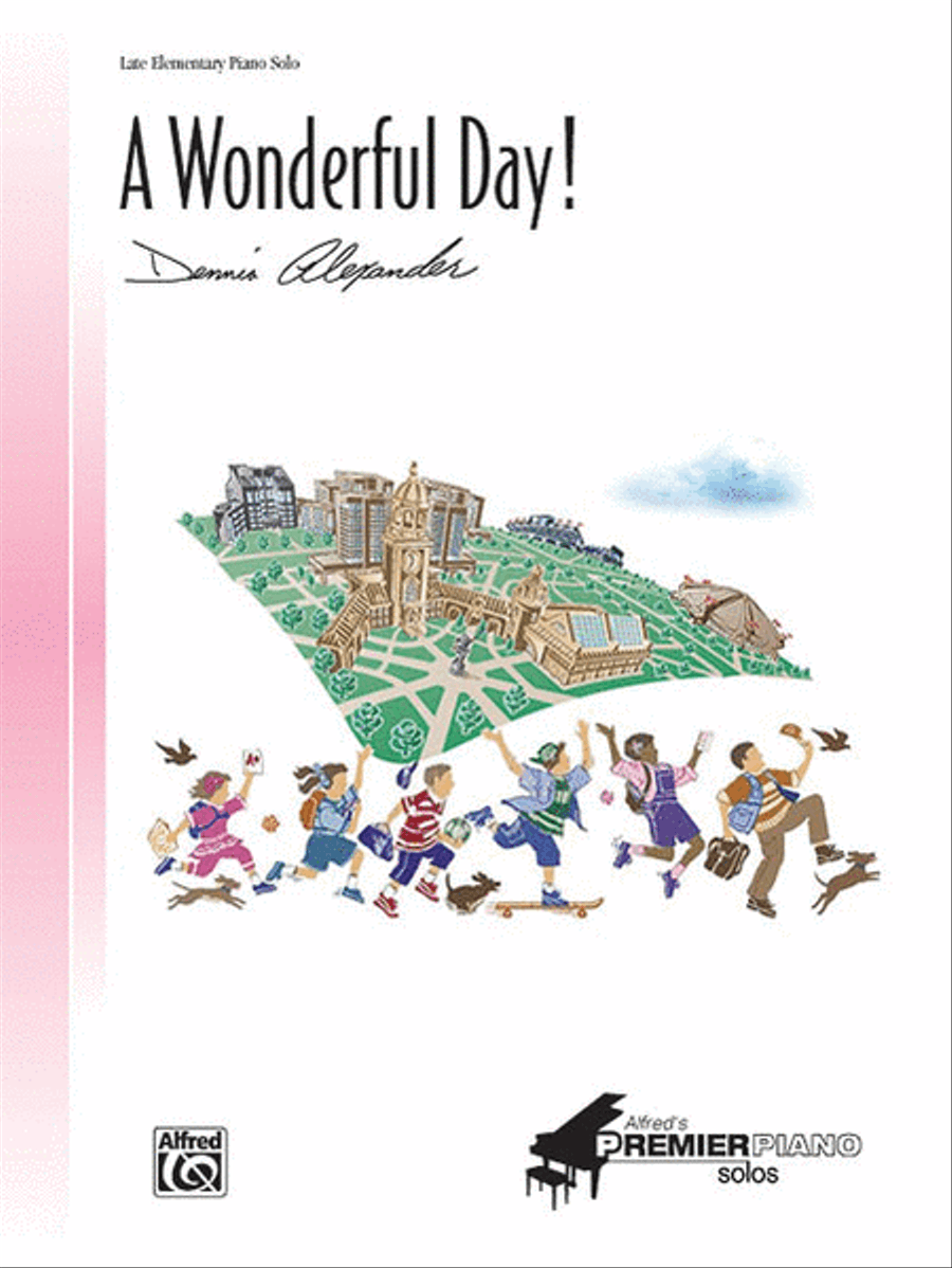 A Wonderful Day! A Wonderful Day! Easy Piano scores gallery preview page 1