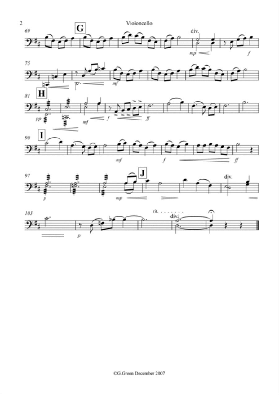 David's Melody (School Arrangement) Chamber Music scores gallery preview page 2