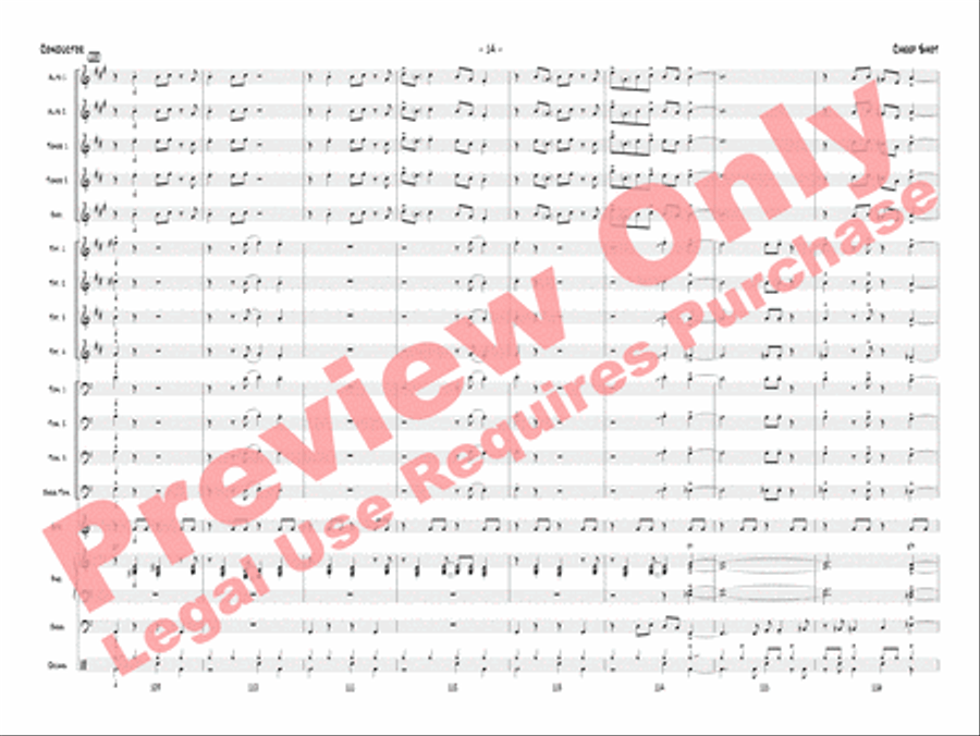 Cheep Shot Cheep Shot Jazz Ensemble scores gallery preview page 17