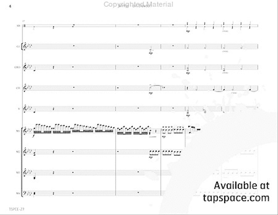 Winter Percussion Ensemble scores gallery preview page 9