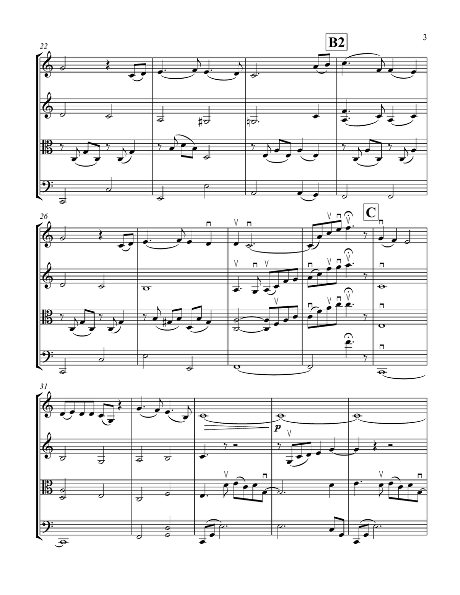 I See The Light I See The Light String Quartet scores gallery preview page 3