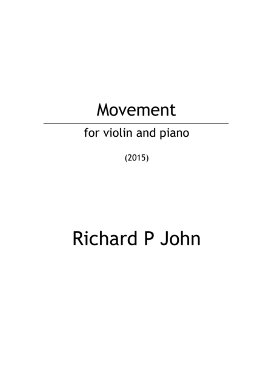 Movement (for violin and piano)