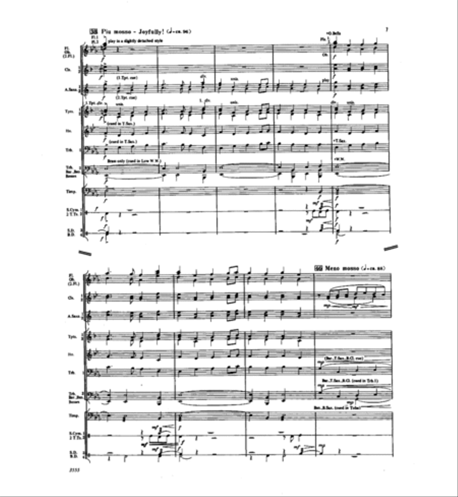 Cantilena Concert Band scores gallery preview page 8