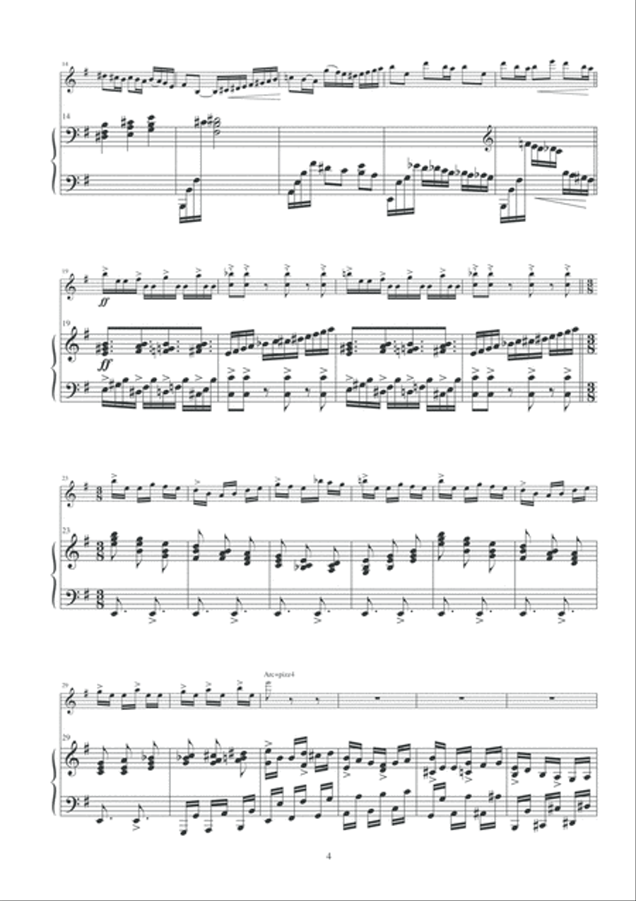 Sonata per a violí i piano Violin Solo scores gallery preview page 6
