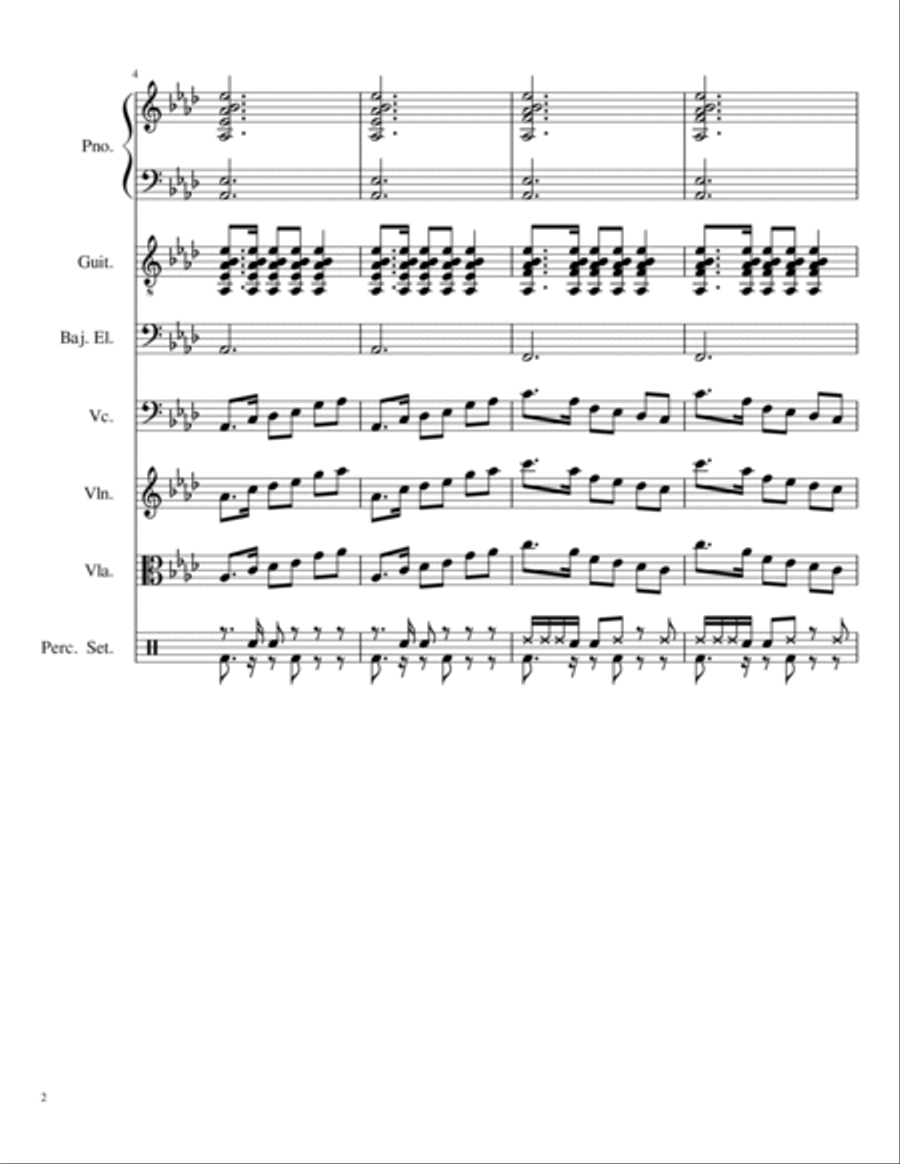 Pensando/Thinking Small Ensemble scores gallery preview page 2