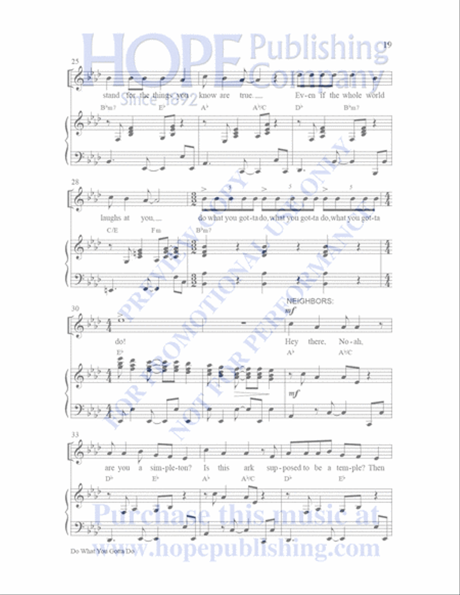 Sailor's Bible Children's Choir scores gallery preview page 20
