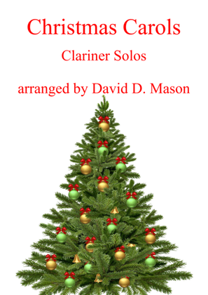 Book cover for 10 Christmas Carols for Solo Clarinet and Piano