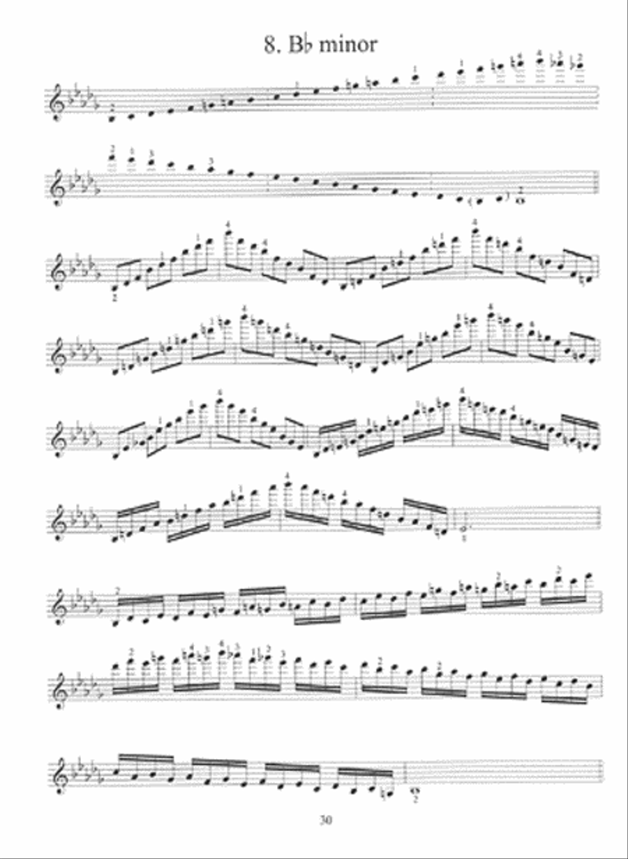 Daily Scale Exercises for Violin Violin scores gallery preview page 2