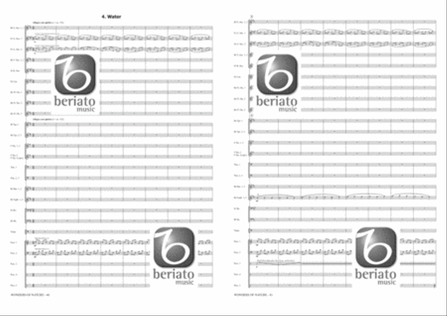 Wonders of Nature Fanfare Band scores gallery preview page 14