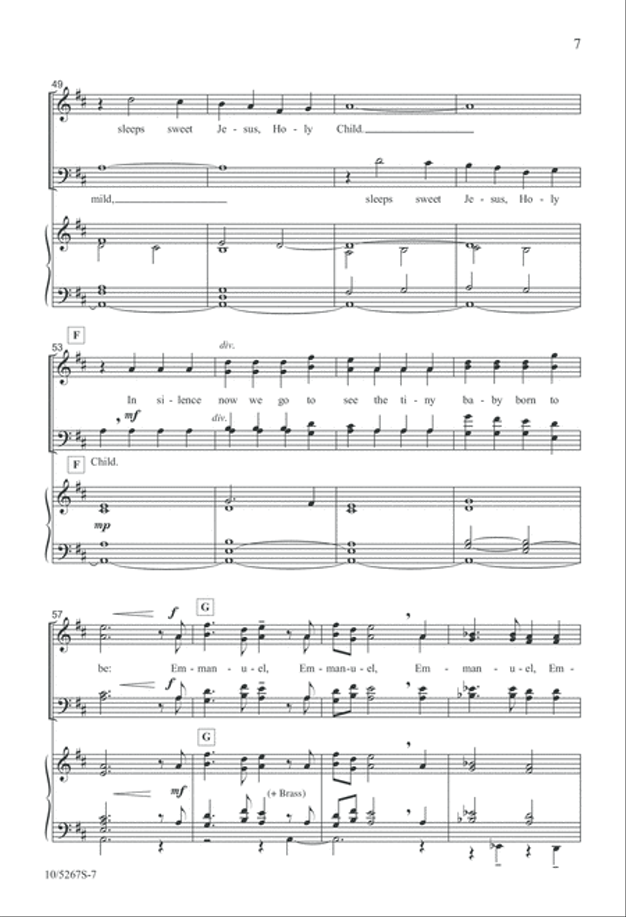 Christmas Gloria 4-Part scores gallery preview page 7