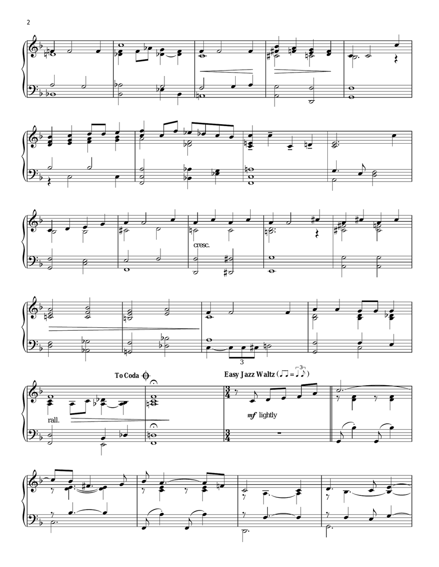 Little Girl Blue Little Girl Blue Piano Solo scores gallery preview page 2