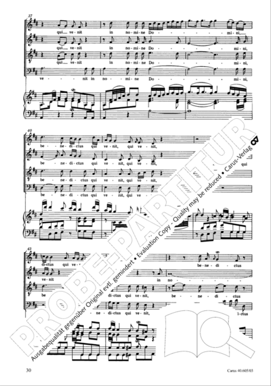 Nikolai Mass (Missa Sancti Nicolai) 4-Part scores gallery preview page 31