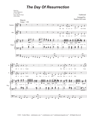 The Day Of Resurrection (2-part choir (SA) - Organ accompaniment)