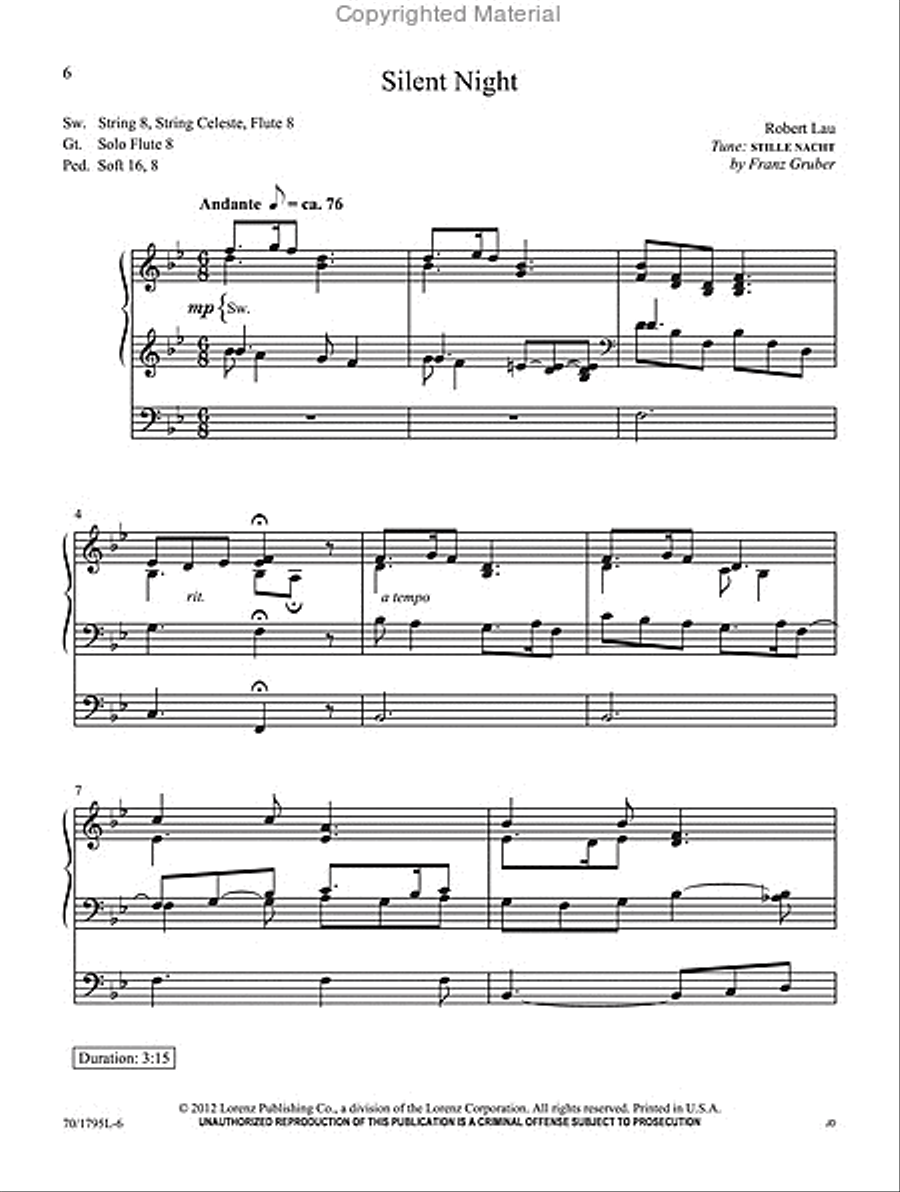 A Garland of Carols A Garland of Carols Organ Solo scores gallery preview page 4